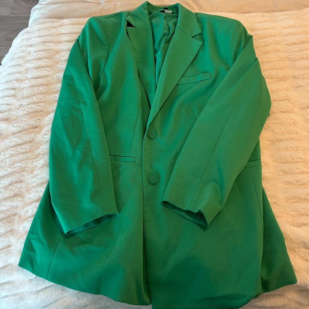 H&M Green Blazer